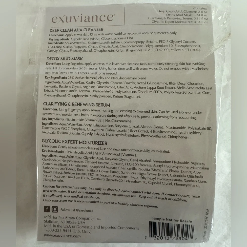 Exuviance 4p travel